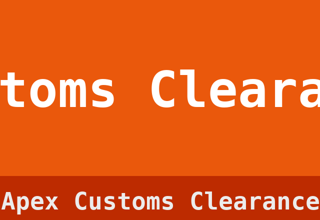 Customs Clearance