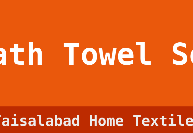 Bath Towel Set