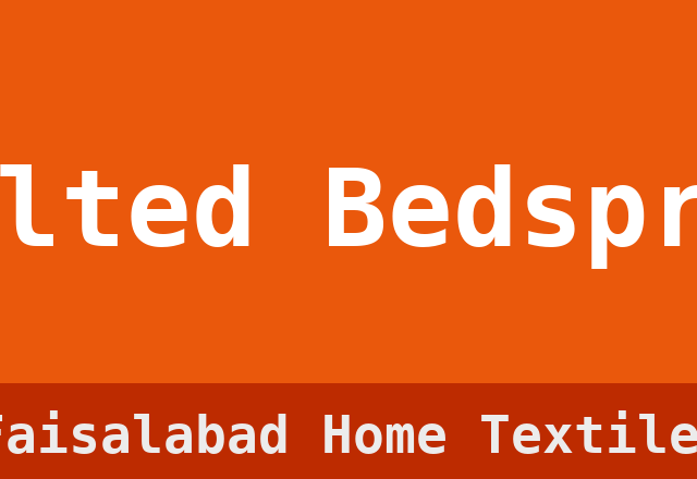 Quilted Bedspread