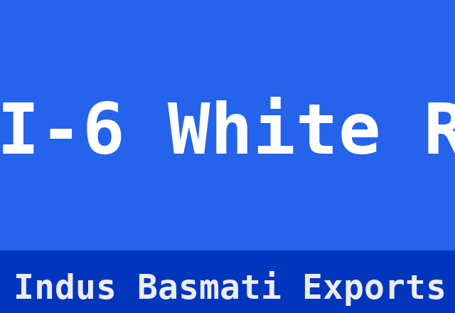 IRRI-6 White Rice
