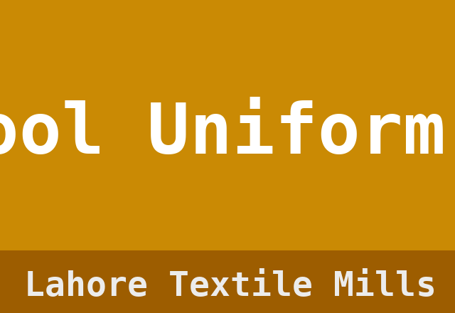 School Uniform Set