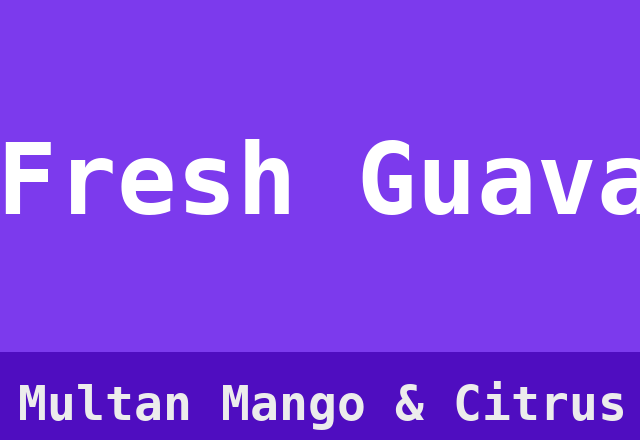 Fresh Guava