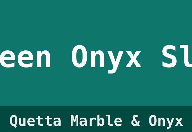 Green Onyx Slab