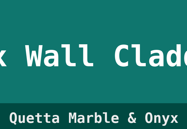 Onyx Wall Cladding