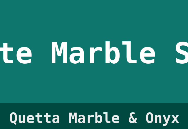 White Marble Slab