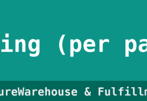 Warehousing (per pallet/mo)