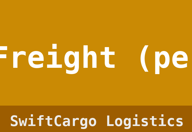 Air Freight (per kg)